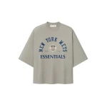 Fear of God Essentials Mets National League Merch Tee in Seal | Coveti