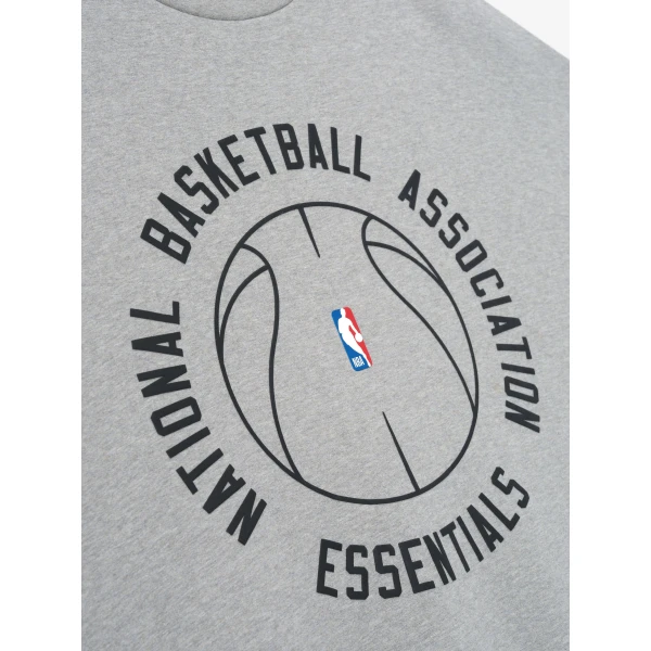 Fear of God Essentials NBA x Barkley Hendricks 90s Crewneck in Concrete Heather | Sweatshirts | Coveti