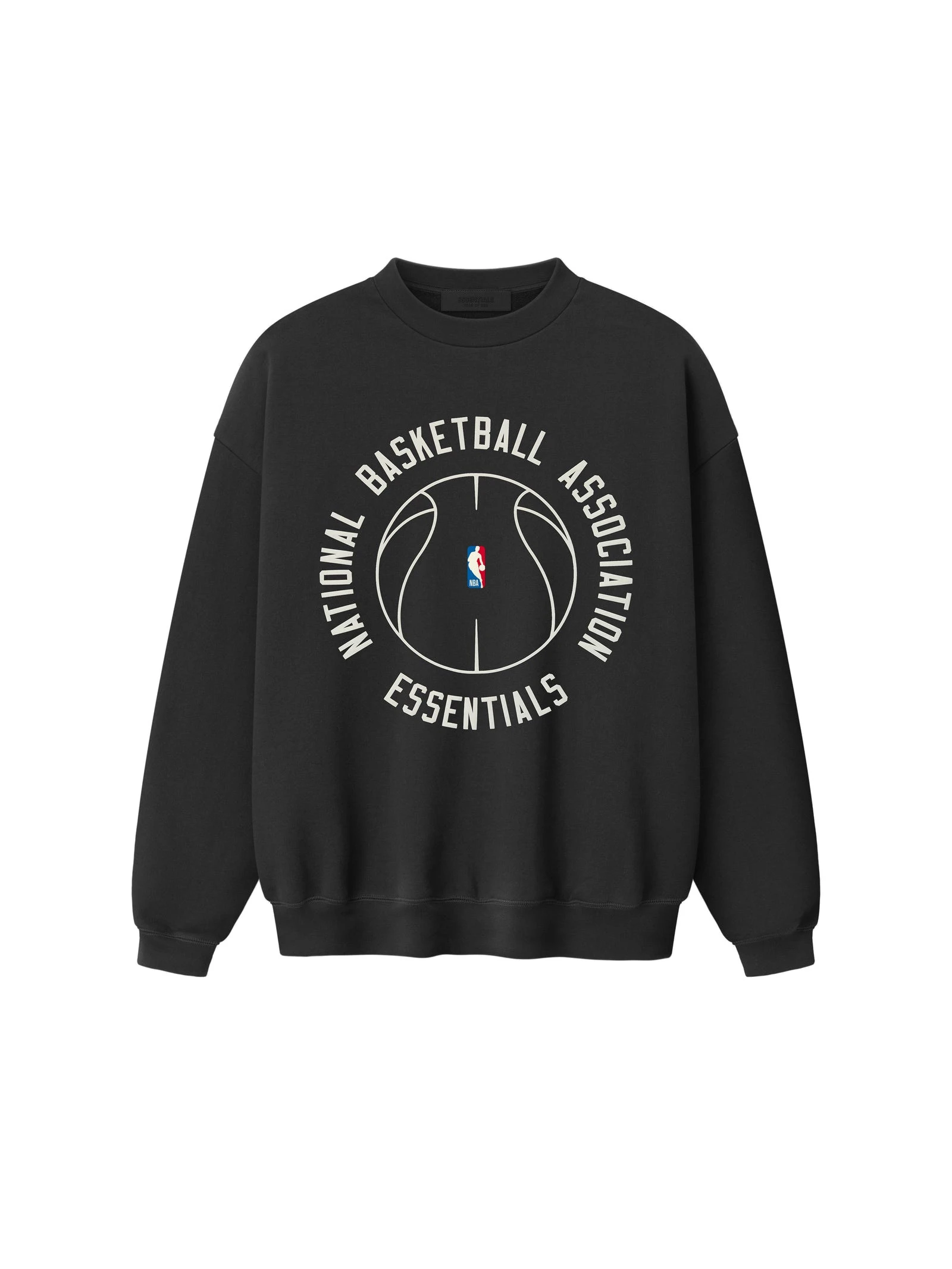 Fear of God Essentials NBA x Barkley Hendricks 90s Crewneck in Faded Black Fear of God Essentials NBA x Barkley Hendricks 90s Crewneck in Faded Black | Coveti