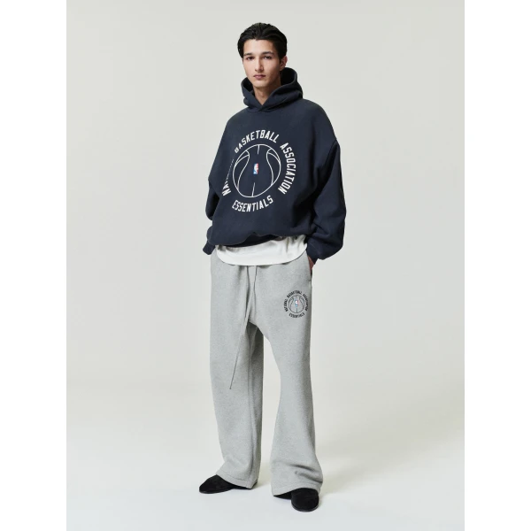 Fear of God Essentials NBA x Barkley Hendricks 90s Hoodie in Faded Black | Sweatshirts | Coveti
