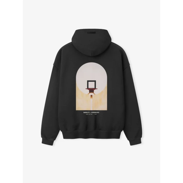 Fear of God Essentials NBA x Barkley Hendricks 90s Hoodie in Faded Black | Sweatshirts | Coveti