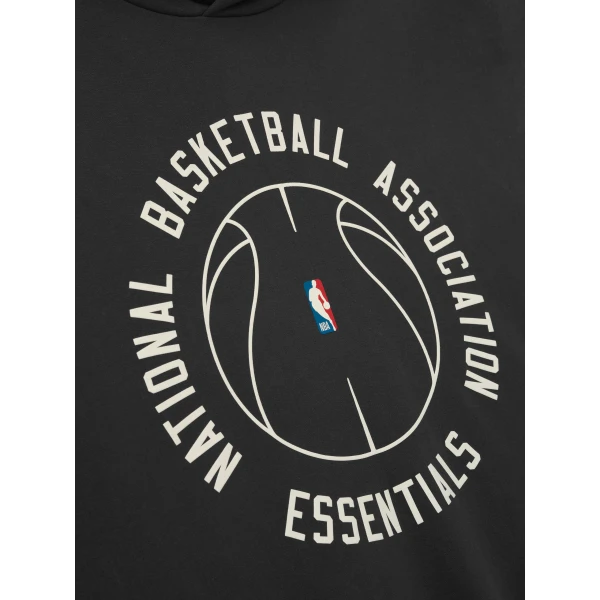 Fear of God Essentials NBA x Barkley Hendricks 90s Hoodie in Faded Black | Sweatshirts | Coveti