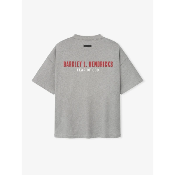 Fear of God Essentials NBA x Barkley Hendricks 90s Tee in Concrete Heather | T-shirts & vests | Coveti