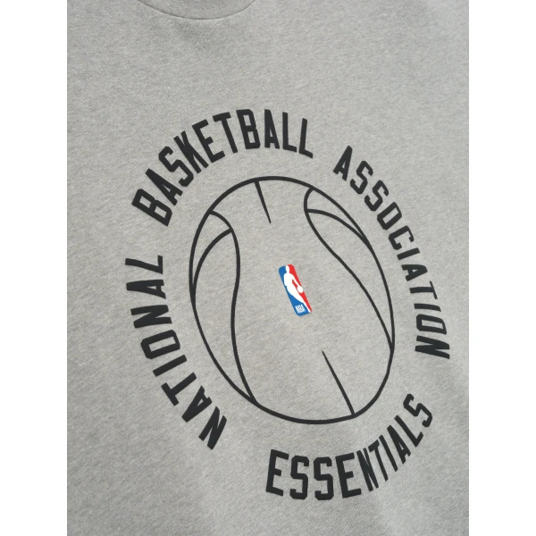 Fear of God Essentials NBA x Barkley Hendricks 90s Tee in Concrete Heather | T-shirts & vests | Coveti