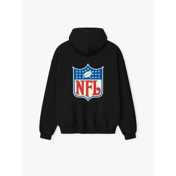 Fear of God Essentials NFL Sport Hoodie in Black | Sweatshirts | Coveti