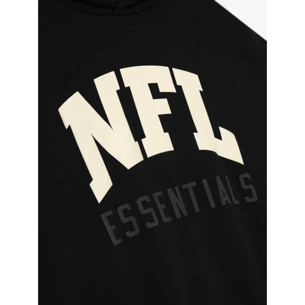 Fear of God Essentials NFL Sport Hoodie in Black | Sweatshirts | Coveti