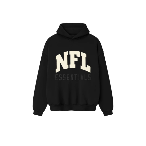 Fear of God Essentials NFL Sport Hoodie in Black | Coveti