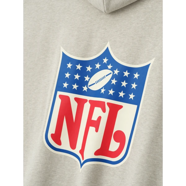 Fear of God Essentials NFL Sport Hoodie in Heather Stone | Sweatshirts | Coveti