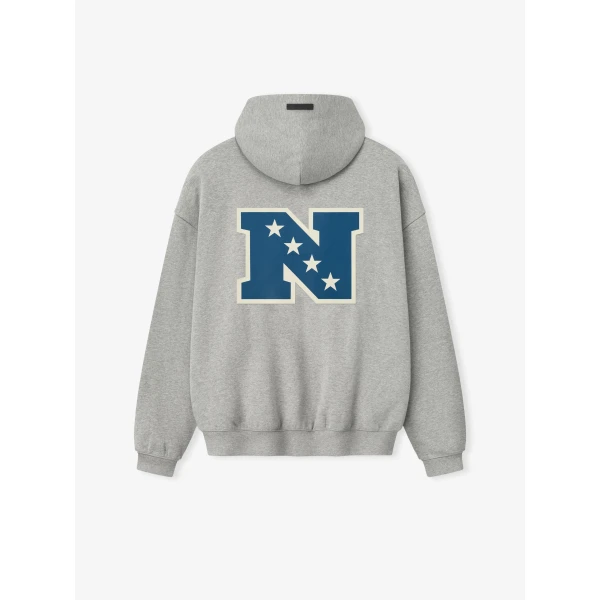 Fear of God Essentials National Sport Hoodie in Concrete Heather | Sweatshirts | Coveti