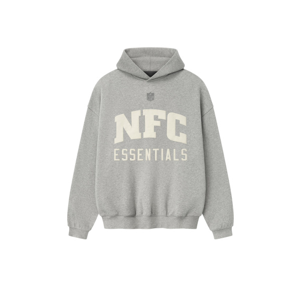 Fear of God Essentials National Sport Hoodie in Concrete Heather | Coveti