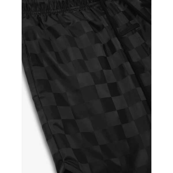 Fear of God Essentials Nylon Checkered Gym Short in Vintage Black | Shorts | Coveti