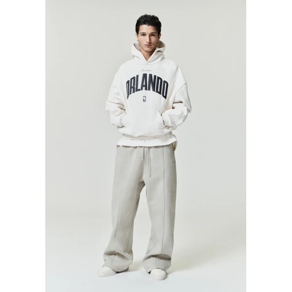 Fear of God Essentials Orlando Magic 90s Hoodie in Cream White | Sweatshirts | Coveti