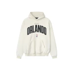 Fear of God Essentials Orlando Magic 90s Hoodie in Cream White | Coveti