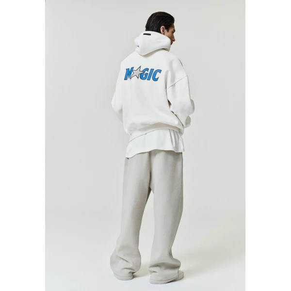 Fear of God Essentials Orlando Magic 90s Hoodie in Cream White | Sweatshirts | Coveti