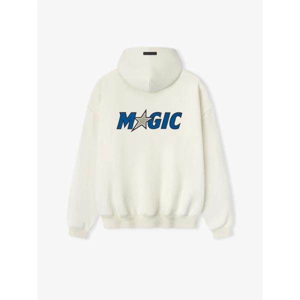 Fear of God Essentials Orlando Magic 90s Hoodie in Cream White | Sweatshirts | Coveti