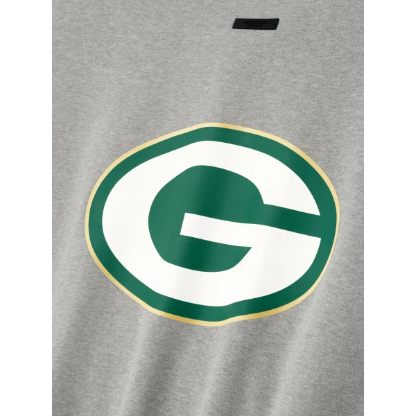 Fear of God Essentials Packers Sport Crewneck in Concrete Heather | Sweatshirts | Coveti