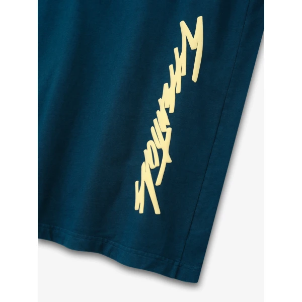 Fear of God Essentials Panelled Modern Tee in Washed Night Sea | T-shirts & vests | Coveti