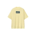Fear of God Essentials Panelled Modern Tee in Washed Sulphur | Coveti