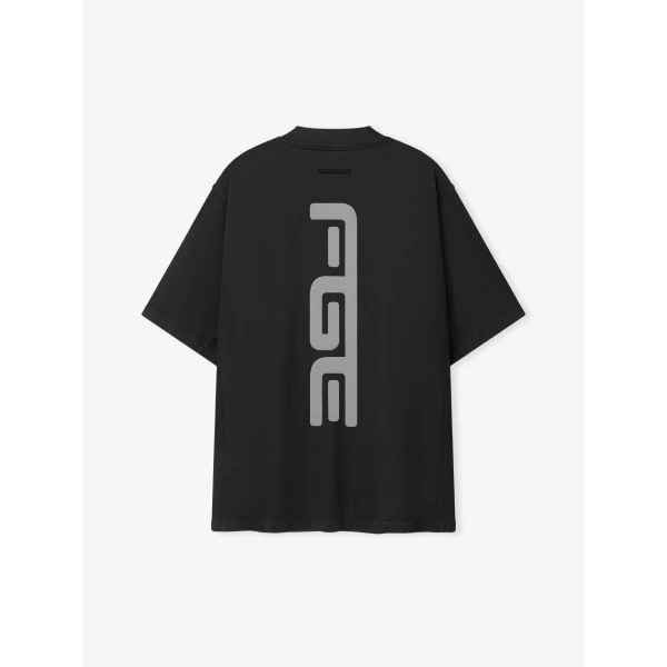 Fear of God Essentials Panelled Modern Tee in Washed Vintage Black | T-shirts & vests | Coveti