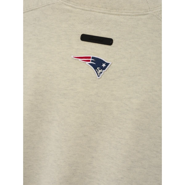 Fear of God Essentials Patriots 90s Relaxed Crewneck in Marble Heather | Sweatshirts | Coveti