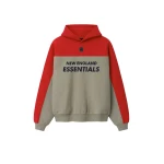 Fear of God Essentials Patriots 90s Relaxed Hoodie in Seal Heather | Coveti