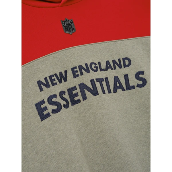 Fear of God Essentials Patriots 90s Relaxed Hoodie in Seal Heather | Sweatshirts | Coveti