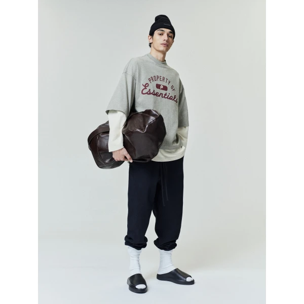 Fear of God Essentials Phillies Merch Tee in Seal Heather | T-shirts & vests | Coveti