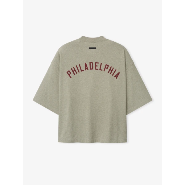 Fear of God Essentials Phillies Merch Tee in Seal Heather | T-shirts & vests | Coveti