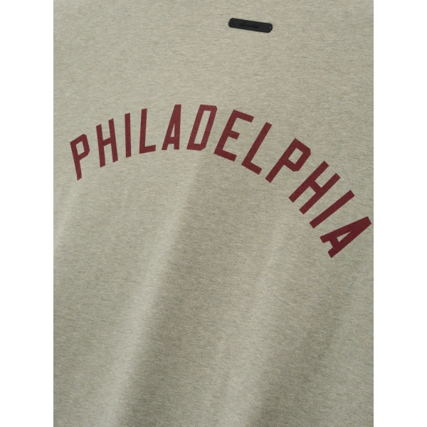 Fear of God Essentials Phillies Merch Tee in Seal Heather | T-shirts & vests | Coveti