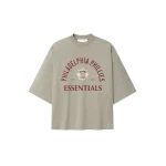 Fear of God Essentials Phillies National League Merch Tee in Seal Heather | Coveti