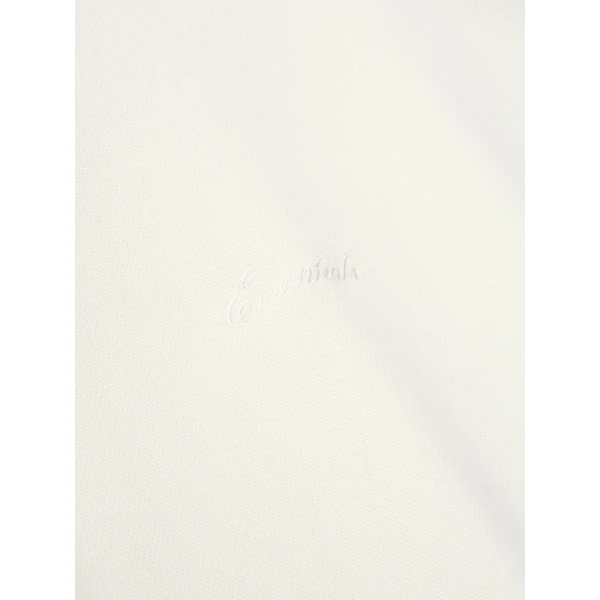 Fear of God Essentials Pique Signature 90s Tee in Ivory | T-shirts & vests | Coveti