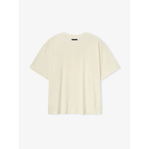 Fear of God Essentials Ponte Modern Tee Relaxed Fit in Ivory | T-shirts & vests | Coveti
