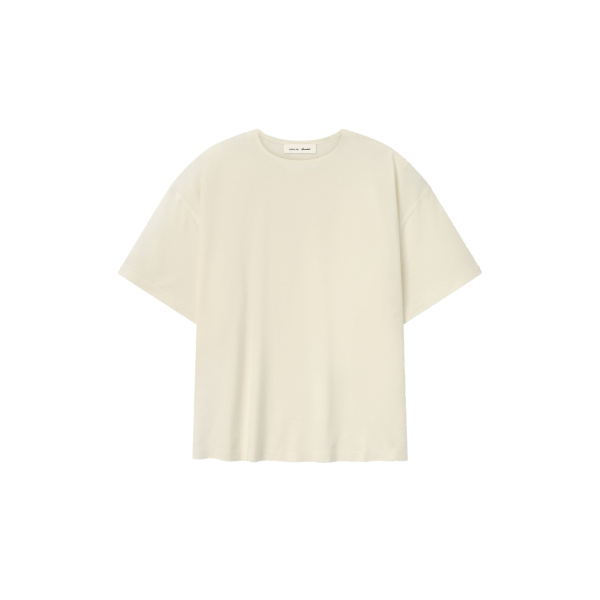 Fear of God Essentials Ponte Modern Tee Relaxed Fit in Ivory | Coveti