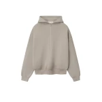 Fear of God Essentials Property Lounge Half Zip Hoodie in Seal | Coveti