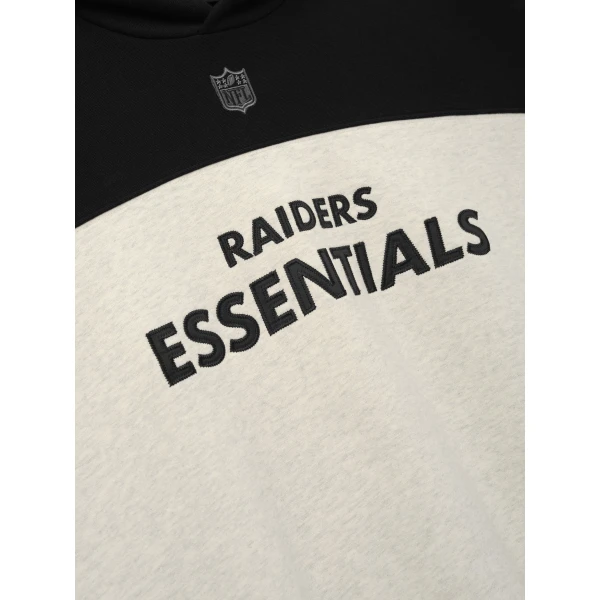 Fear of God Essentials Raiders 90s Relaxed Hoodie in Marble Heather | Sweatshirts | Coveti