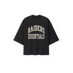 Fear of God Essentials Raiders Merch Tee in Iron Grey Heather | Coveti