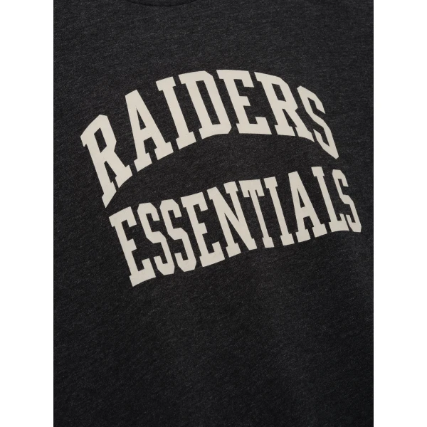 Fear of God Essentials Raiders Merch Tee in Iron Grey Heather | T-shirts & vests | Coveti