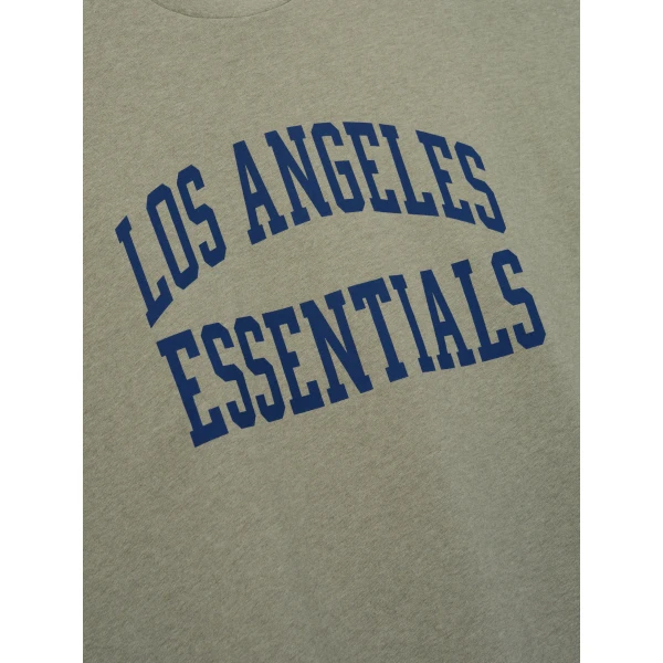 Fear of God Essentials Rams Merch Tee in Seal Heather | T-shirts & vests | Coveti