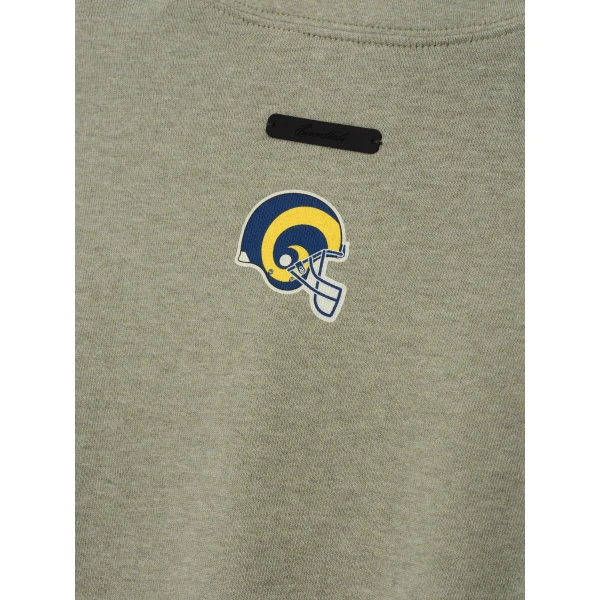 Fear of God Essentials Rams Merch Tee in Seal Heather | T-shirts & vests | Coveti