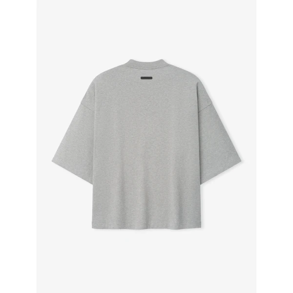 Fear of God Essentials Rangers American League Merch Tee in Concrete Heather | T-shirts & vests | Coveti