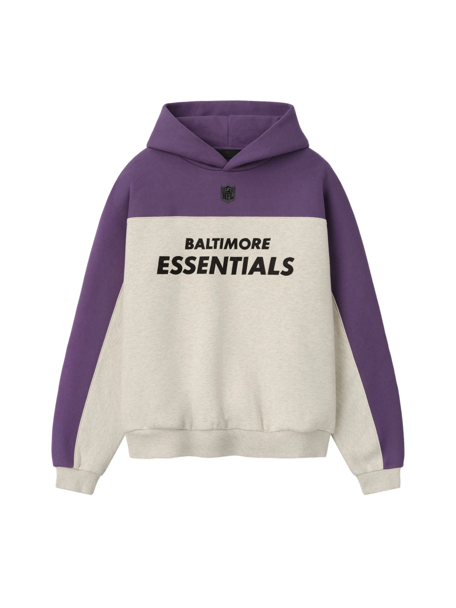 Fear of God Essentials Ravens 90s Relaxed Hoodie in Marble Heather Fear of God Essentials Ravens 90s Relaxed Hoodie in Marble Heather | Coveti