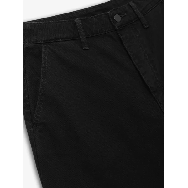 Fear of God Essentials Raw Cut 5-Pocket Short in Overdyed Black | Shorts | Coveti