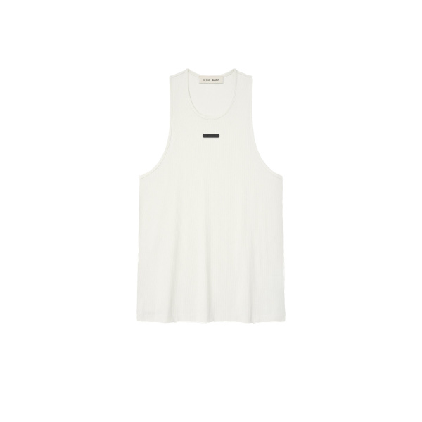Fear of God Essentials Rib Tank in Ivory | Coveti