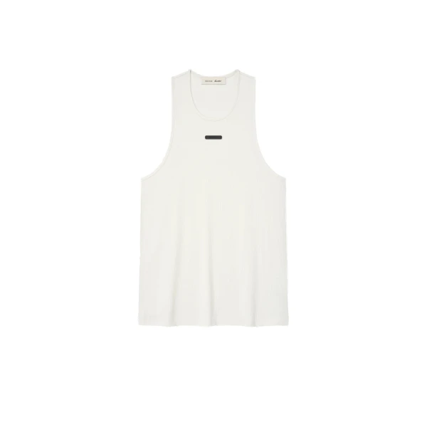 Fear of God Essentials Rib Tank in Ivory | Coveti