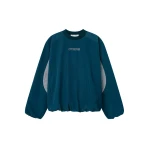 Fear of God Essentials Ripstop Modern Mockneck Pullover in Night Sea | Coveti