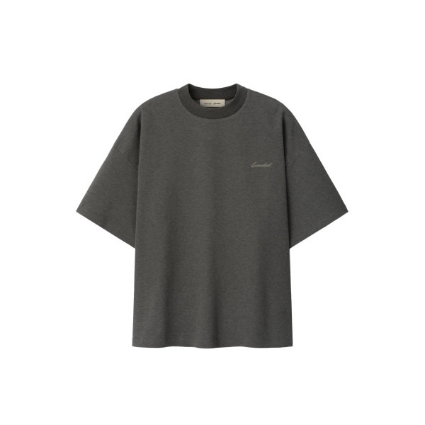 Fear of God Essentials Signature 90s Relaxed Tee in Ash Heather | Coveti