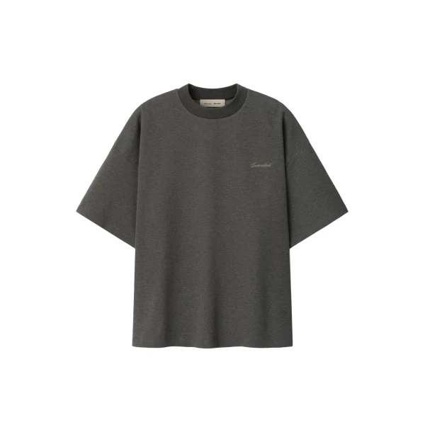 Fear of God Essentials Signature 90s Relaxed Tee in Ash Heather | Coveti
