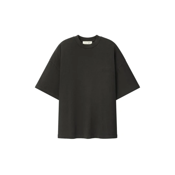 Fear of God Essentials Signature 90s Relaxed Tee in Washed Ink Black | Coveti