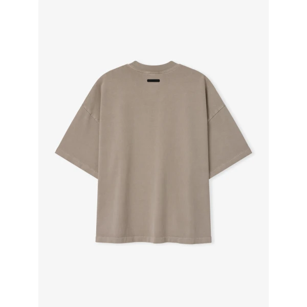 Fear of God Essentials Signature 90s Relaxed Tee in Washed Stone | T-shirts & vests | Coveti