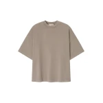 Fear of God Essentials Signature 90s Relaxed Tee in Washed Stone | Coveti